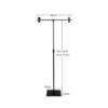 Adjustable Stainless Steel Poster Stand with Clip