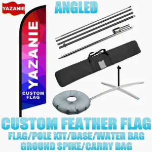 Feather Flag Pole Kit with Cross Base
