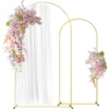 Gold Metal Arch Backdrop Stand