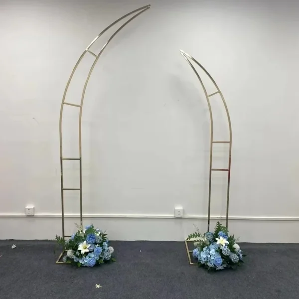 Gold Square Arch Backdrop Frame