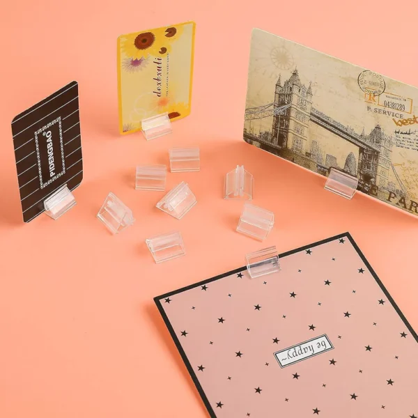 Mini Clear Card Stand Base (12/24/48pcs)