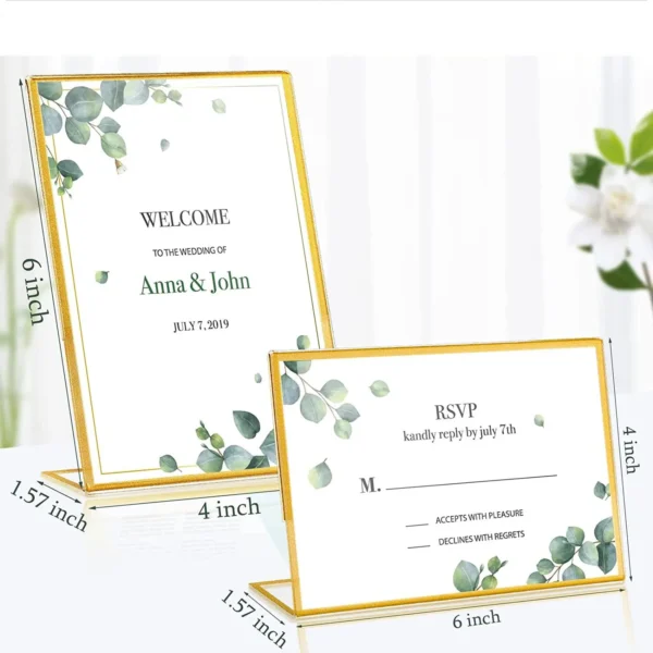 S52b716fd52314cc3b5bd383a9d28b7d0j.webp Gold Border Acrylic Sign Holder