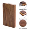Walnut Wood Slim Card Case