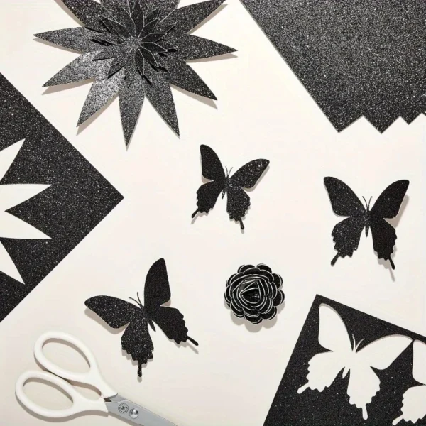 S64b70a9ab59748629698ae3e078b5079W.webp A4 Glitter Cardstock 250gsm (25 Sheets)