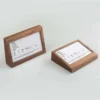 Wooden Base Acrylic Menu Sign Holder