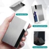 Slim Stainless Steel Business Card Case