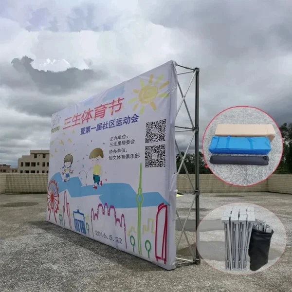 Folding Aluminium Flower Wall Stand