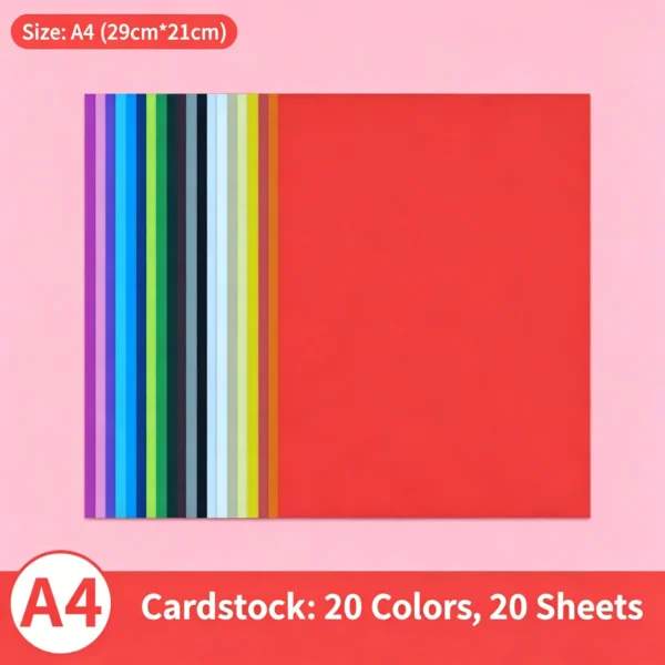S9239a7ff4b7342559df8b4f76115995bA.webp A4 Macaron Colour Cardstock 230gsm