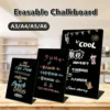 Erasable Acrylic Chalkboard Table Sign