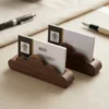 Walnut Wood Cloud Card Holder