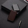 Magnetic Buckle PU Leather Card Holder