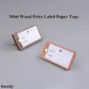 Sb5e3b54b6fc345bcbeb3feff91e463abQ.webp Mini Wooden Price Label Stand (5pcs)