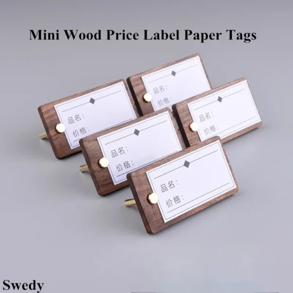 Sb97e800829ee4992aa1809feebd603d6q.webp Mini Wooden Price Label Stand (5pcs)