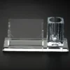 Clear Acrylic Card Holder with Pen Pot