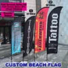 Feather Flag Pole Kit with Cross Base