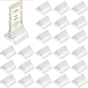 Mini Clear Card Stand Base (12/24/48pcs)
