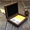 Solid Wood Magnetic Card Box