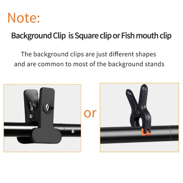 Photography Backdrop Stand Kit with Carry Bag