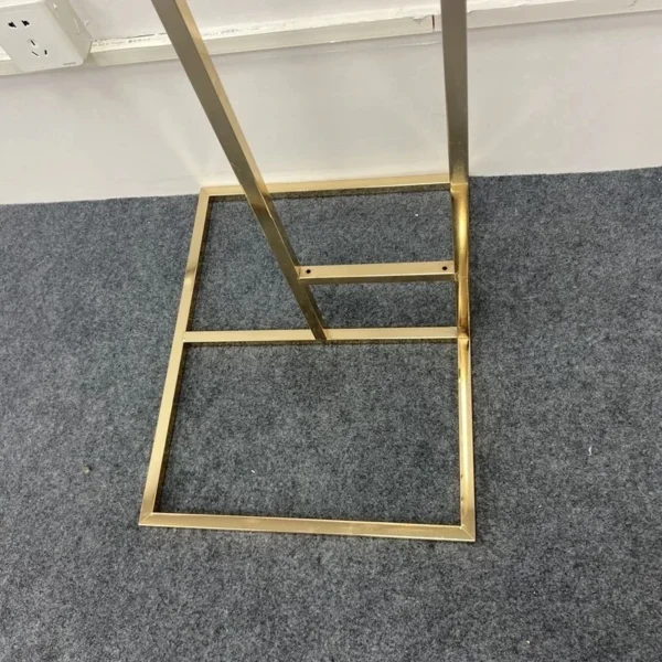 Gold Square Arch Backdrop Frame