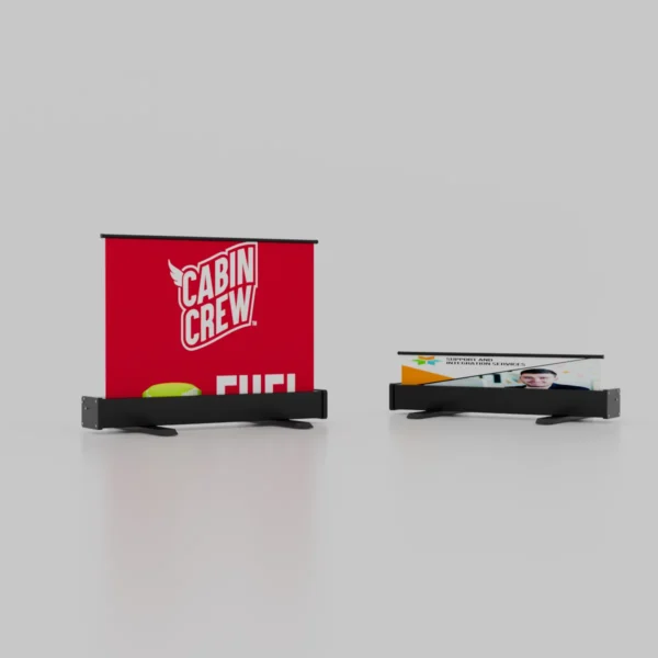 Black Frame Roll Up Banner Stand 80x200cm
