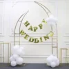 Gold Square Arch Backdrop Frame