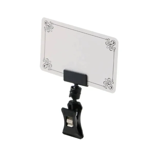 Rotatable Sign Clip Holder (12pcs)