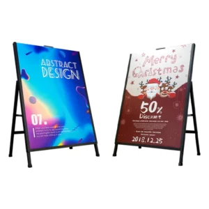 Steel A Frame Pavement Sign Board