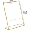 Sf7c65d0a89834270921d49243a8fbce3R.webp Gold Border Acrylic Sign Holder