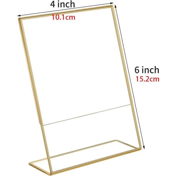 Sf7c65d0a89834270921d49243a8fbce3R.webp Gold Border Acrylic Sign Holder