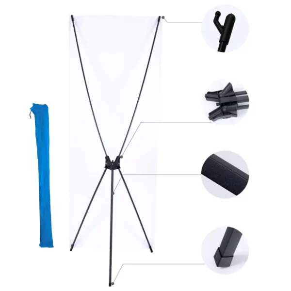 Floor Standing X Banner Display Stand